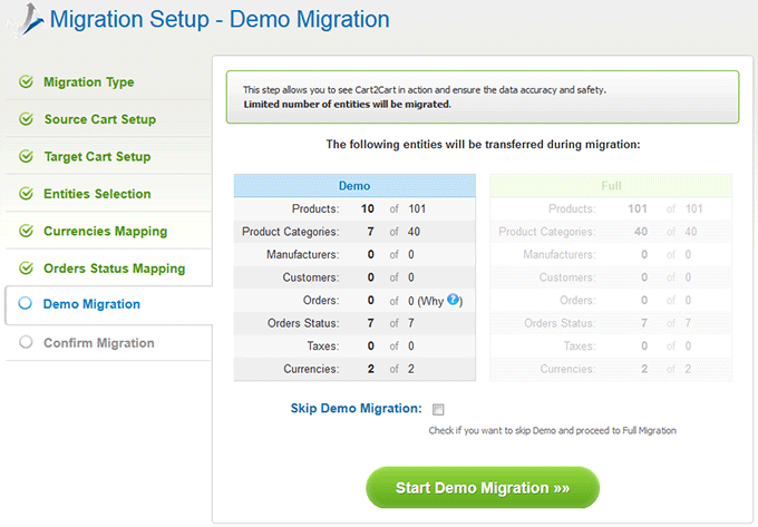 Demo Migration How to Migrate X-Cart to PrestaShop