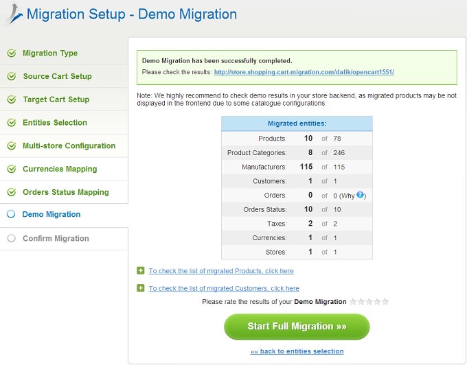 Demo Migration How to Migrate Magento to OpenCart