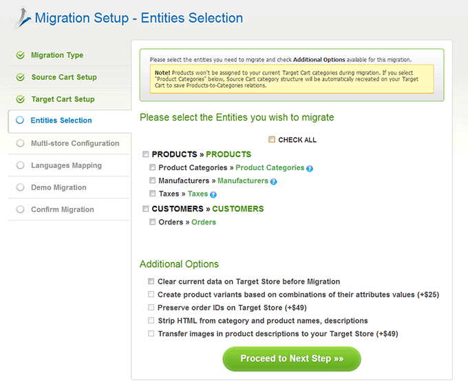 Pick Entities How to Migrate from xt:Commerce to Magento