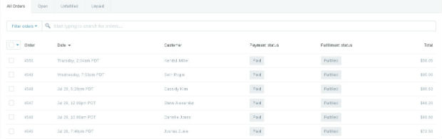 How to check the number of entities on my current store?