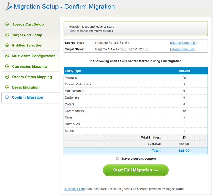 Full Migration How to Migrate Your Store from Interspire to Magento