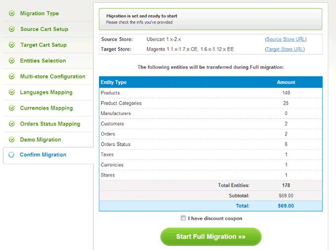 Full Migration How to Migrate from Ubercart to Magento