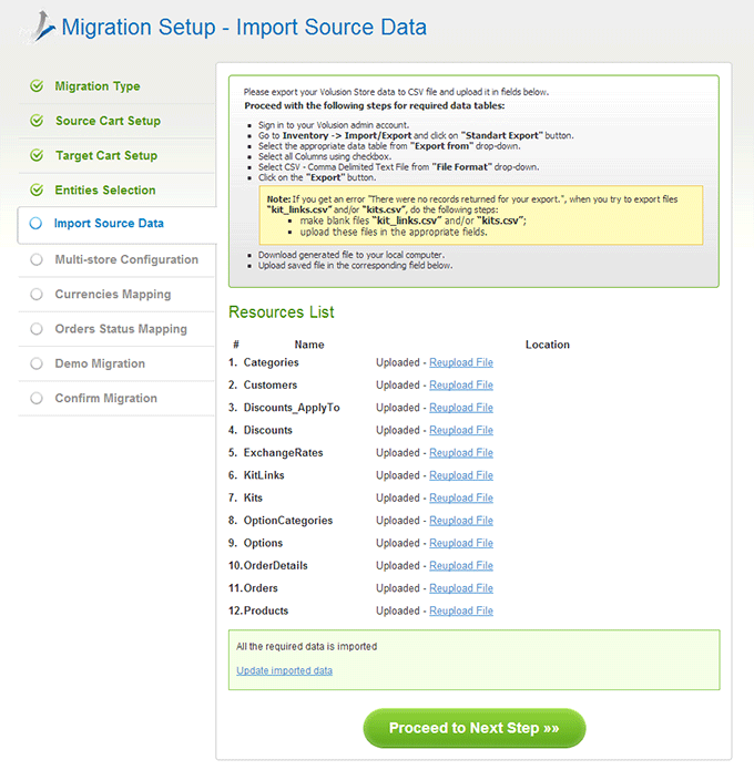 Data Export How to Migrate from Volusion to Magento