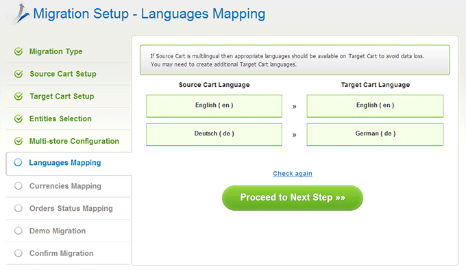 Match Languages How to Migrate from xt:Commerce to Magento