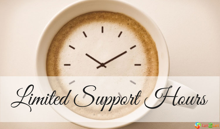 Limited Support on 25th August Limited Support on 25th August