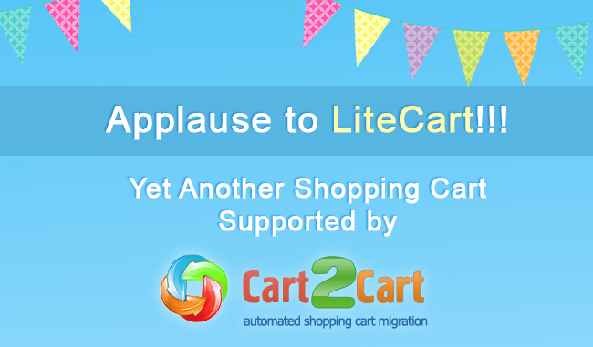 Applause to LiteCart - Yet Another Shopping Cart Supported by Cart2Cart Applause to LiteCart - Yet Another Shopping Cart Supported by Cart2Cart