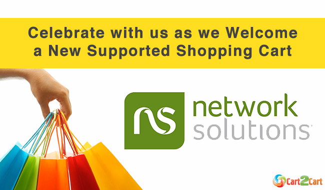 Celebrate with us as we Welcome a New Supported Shopping Cart - Network Solutions Celebrate with us as we Welcome a New Supported Shopping Cart - Network Solutions