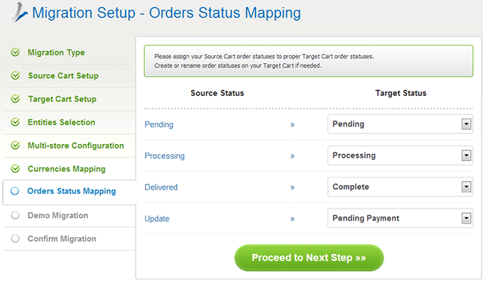 Map Order Statuses How to Migrate Zen Cart to Magento