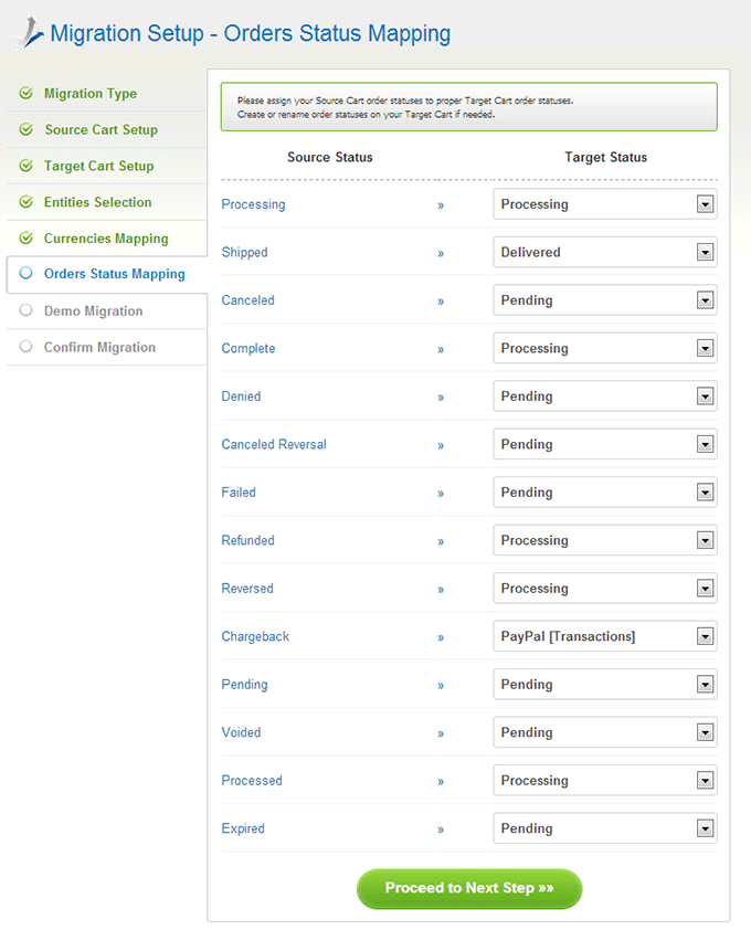 Orders Mapping How to Migrate from OpenCart to osCommerce