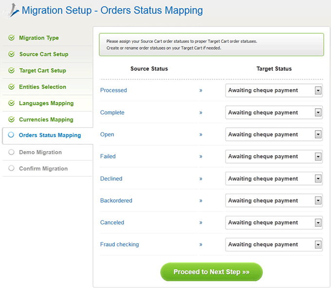 Orders Status Mapping How to Migrate Your Store from CS-Cart to PrestaShop