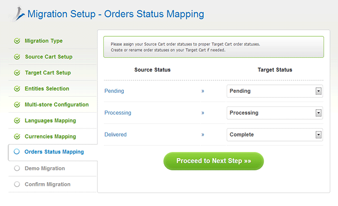 Map Order Statuses How to Migrate from xt:Commerce to Magento