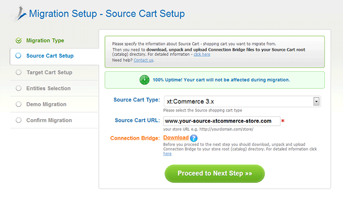 Source Cart Setup How to Migrate from xt:Commerce to Magento