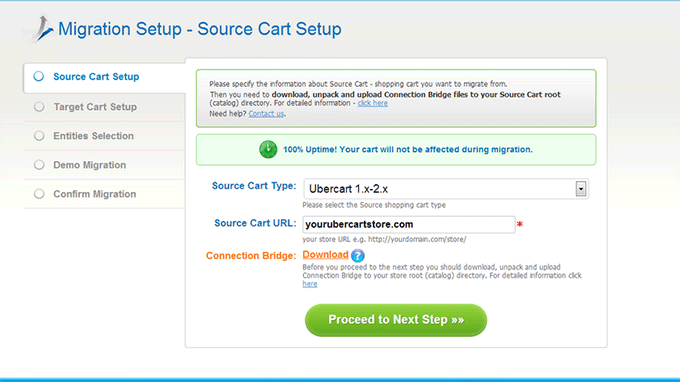 Setup Source Cart How to Migrate from Ubercart to Magento