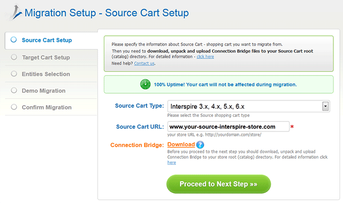 Choose Source Cart How to Migrate Interspire to BigCommerce