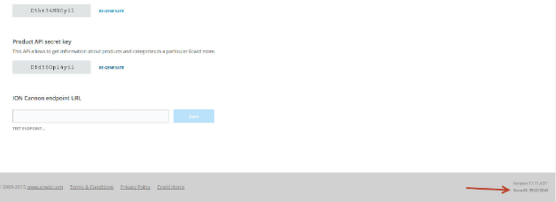 How to retrieve API details and Store ID from Ecwid admin panel?