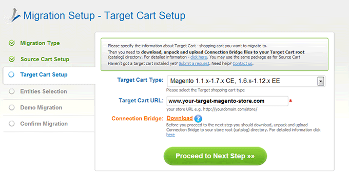 Setup Target Cart How to Migrate from TomatoCart to Magento