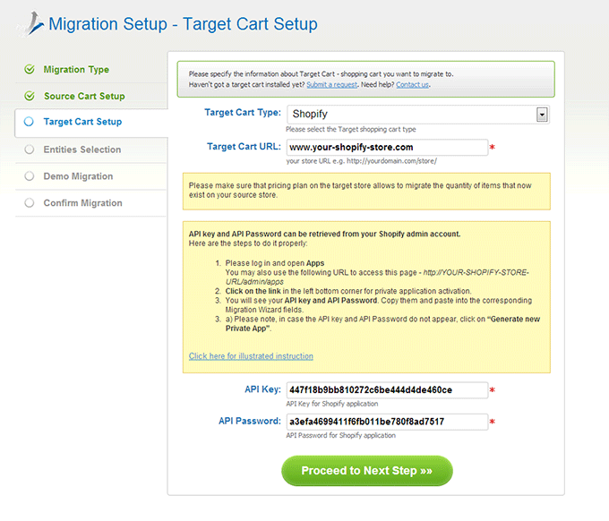 Select Target Cart How to Migrate from osCommerce to Shopify