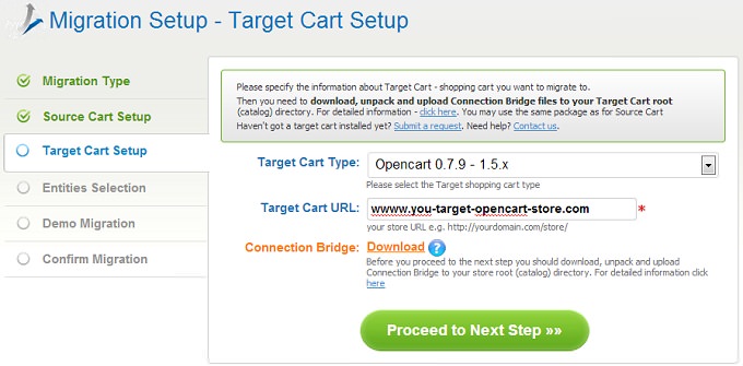 Choose Your Target Cart How to Migrate PrestaShop to OpenCart