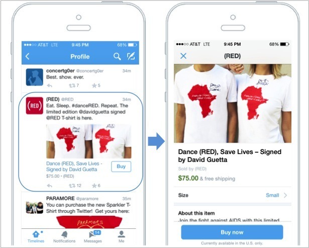 Cart2Cart Monthly Roundup: e-Commerce News of May, 2016 twitter-buy-button